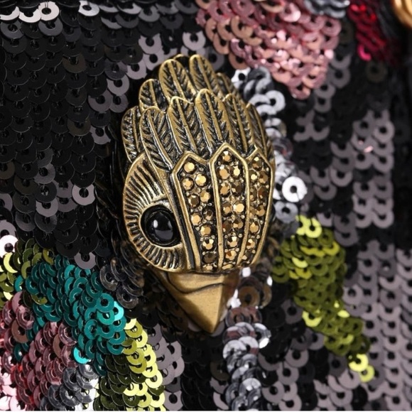 Kurt Geiger NWOT Small Black Sequin Kensington Duffle Bag. Dustbag Included - Picture 7 of 7